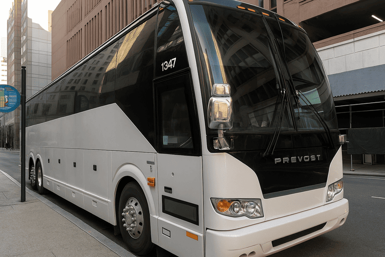 a Dayton Minibus Company coach bus