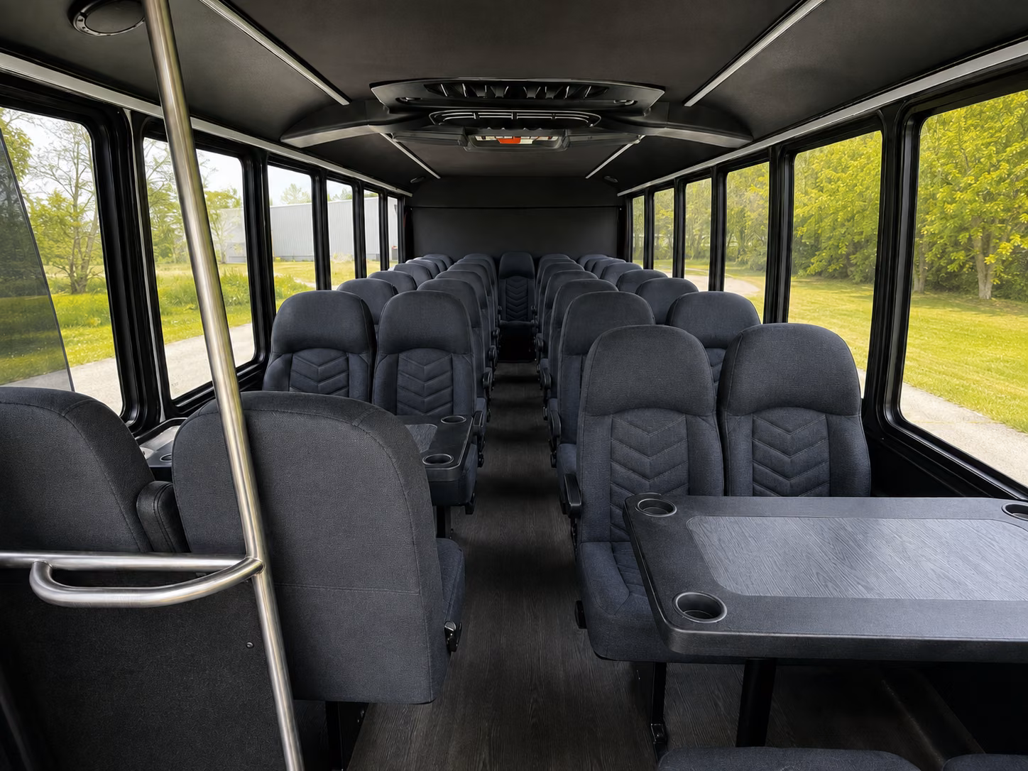 dayton 20 passenger minibus inside