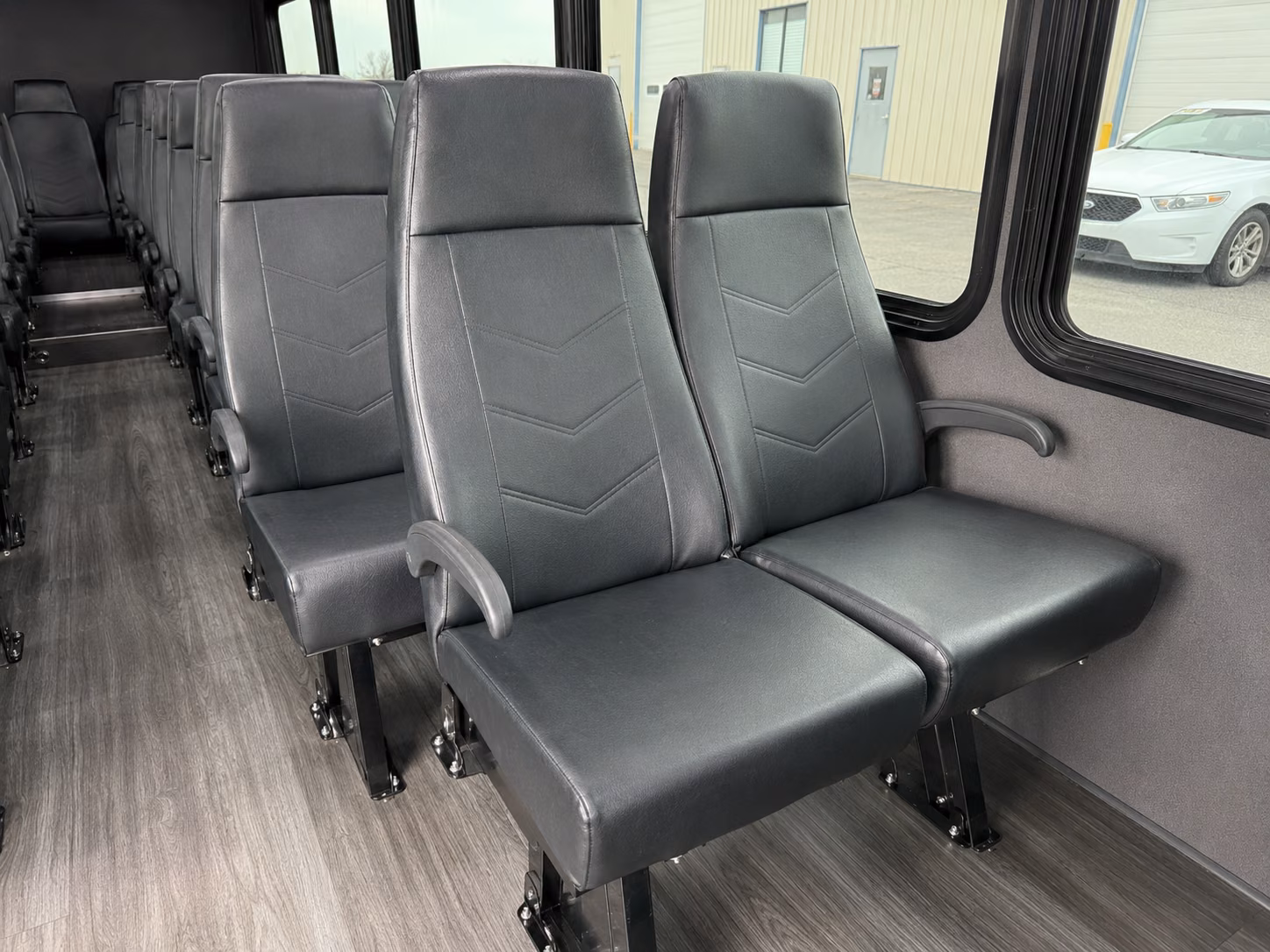 dayton 20 passenger minibus interior