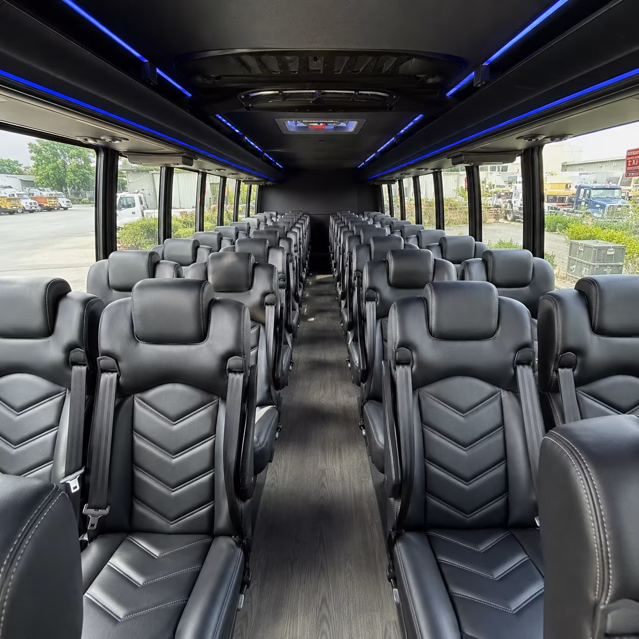 dayton 30 passenger minibus inside