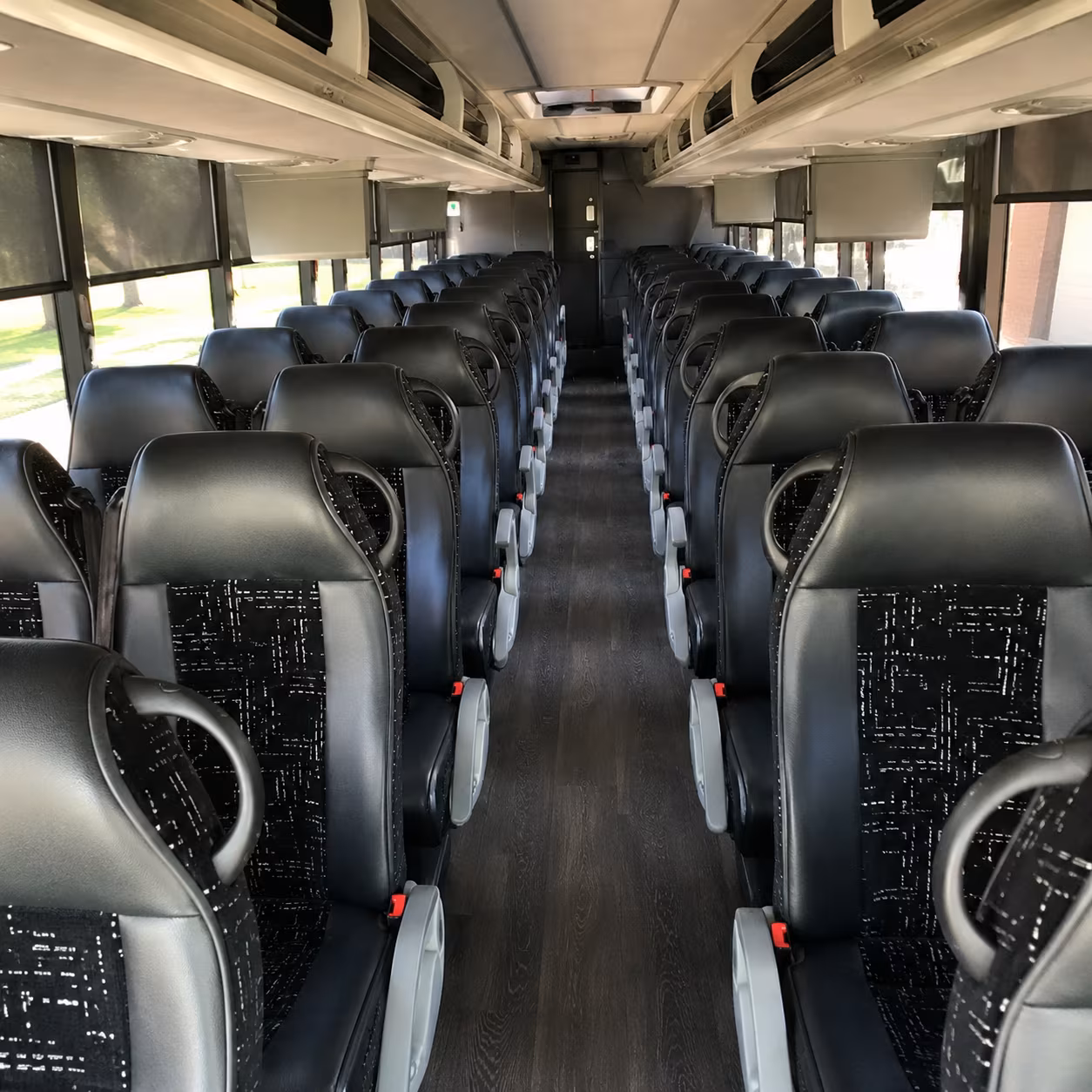 dayton charter bus interior