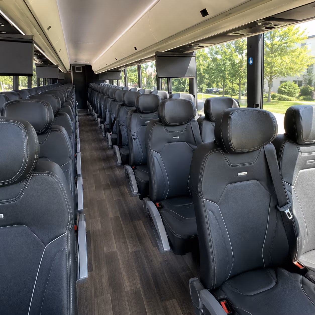 dayton government military charter bus rental