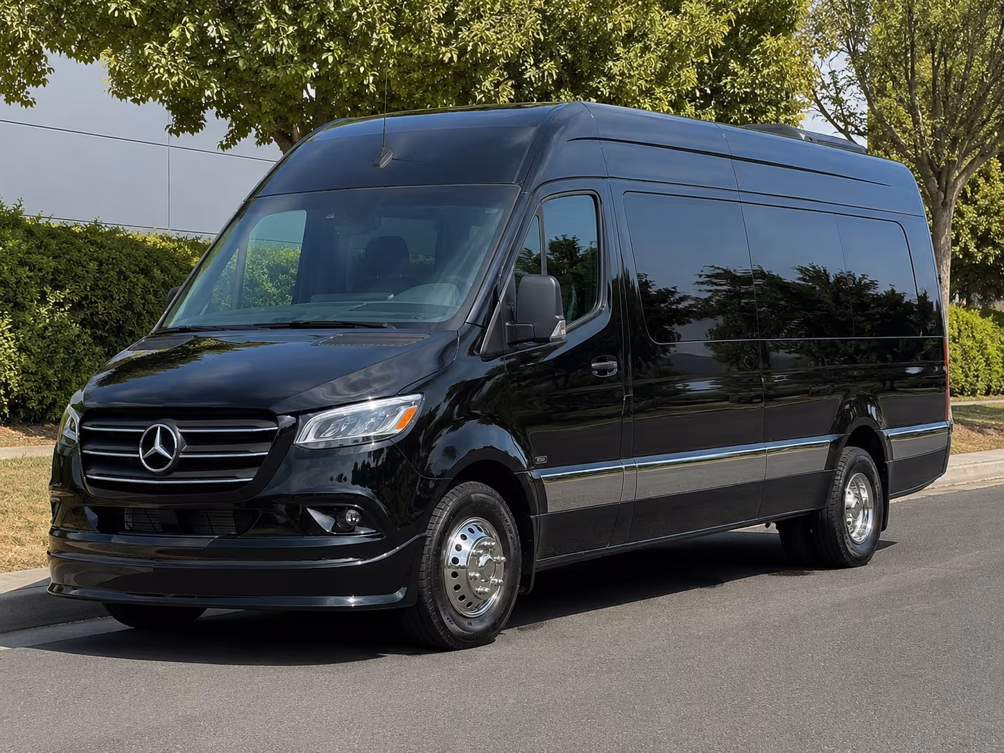 sprinter vans and minibuses for dayton bridal party transportation